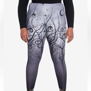 Social Collision Scary Pumpkin‎ Leggings Plus Size Hot Topic Halloween